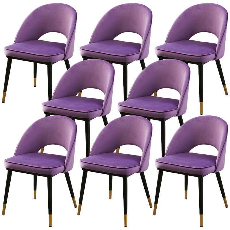 Gorgeous Fabric Dining Chair, Modern Minimalist Open Plan Family Dining Chair Grape 8 Piece Set Clearhalo 'Dining Chairs' 'Dining Tables & Seating' 'dining_chair' 'furn' 'furn_dining_chair' 'Furniture' 'Kitchen & Dining Furniture' 5464798