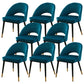 Gorgeous Fabric Dining Chair, Modern Minimalist Open Plan Family Dining Chair Dark Blue 8 Piece Set Clearhalo 'Dining Chairs' 'Dining Tables & Seating' 'dining_chair' 'furn' 'furn_dining_chair' 'Furniture' 'Kitchen & Dining Furniture' 5464802
