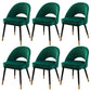 Gorgeous Fabric Dining Chair, Modern Minimalist Open Plan Family Dining Chair Blackish Green 6 Piece Set Clearhalo 'Dining Chairs' 'Dining Tables & Seating' 'dining_chair' 'furn' 'furn_dining_chair' 'Furniture' 'Kitchen & Dining Furniture' 5464805