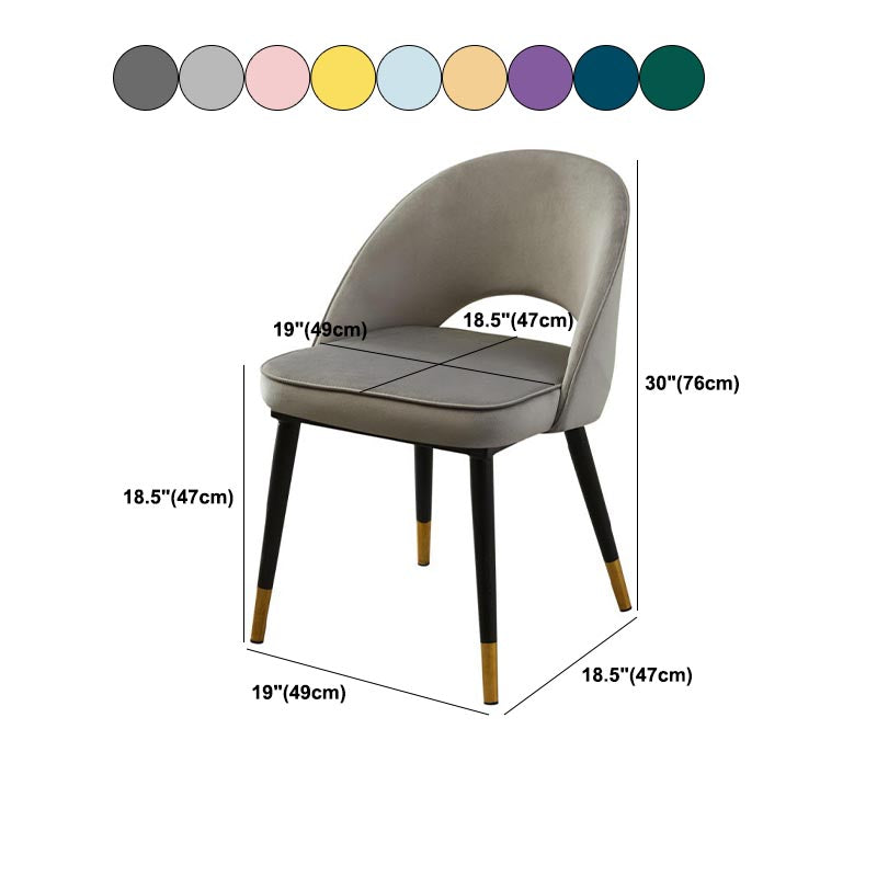 Gorgeous Fabric Dining Chair, Modern Minimalist Open Plan Family Dining Chair Clearhalo 'Dining Chairs' 'Dining Tables & Seating' 'dining_chair' 'furn' 'furn_dining_chair' 'Furniture' 'Kitchen & Dining Furniture' 5464807
