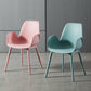 Modern Plastic Chair Parsons Chair with 4 Legs in Matte Finish for Home