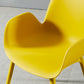 Modern Plastic Chair Parsons Chair with 4 Legs in Matte Finish for Home