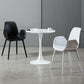 Modern Plastic Chair Parsons Chair with 4 Legs in Matte Finish for Home