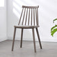 Contemporary Plastic Dining Chair Slat Back Side Chair in Matte Finish for Home Clearhalo 'Dining Chairs' 'Dining Tables & Seating' 'dining_chair' 'furn' 'furn_dining_chair' 'Furniture' 'Kitchen & Dining Furniture' 5464943