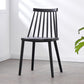 Contemporary Plastic Dining Chair Slat Back Side Chair in Matte Finish for Home Clearhalo 'Dining Chairs' 'Dining Tables & Seating' 'dining_chair' 'furn' 'furn_dining_chair' 'Furniture' 'Kitchen & Dining Furniture' 5464945