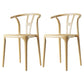 Modern Plastic Chair Matte Finish Chair with 4 Legs for Home