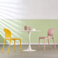Modern Plastic Chair Kitchen Open Back Dining Side Furniture in Matte Finish Clearhalo 'Dining Chairs' 'Dining Tables & Seating' 'dining_chair' 'furn' 'furn_dining_chair' 'Furniture' 'Kitchen & Dining Furniture' 5465184