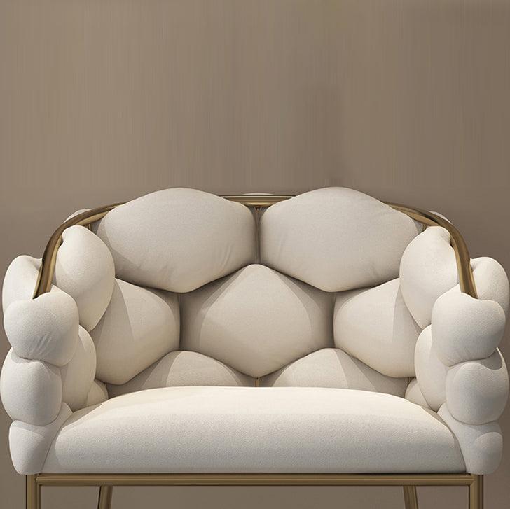 Chaise de salle à manger en velours glamour