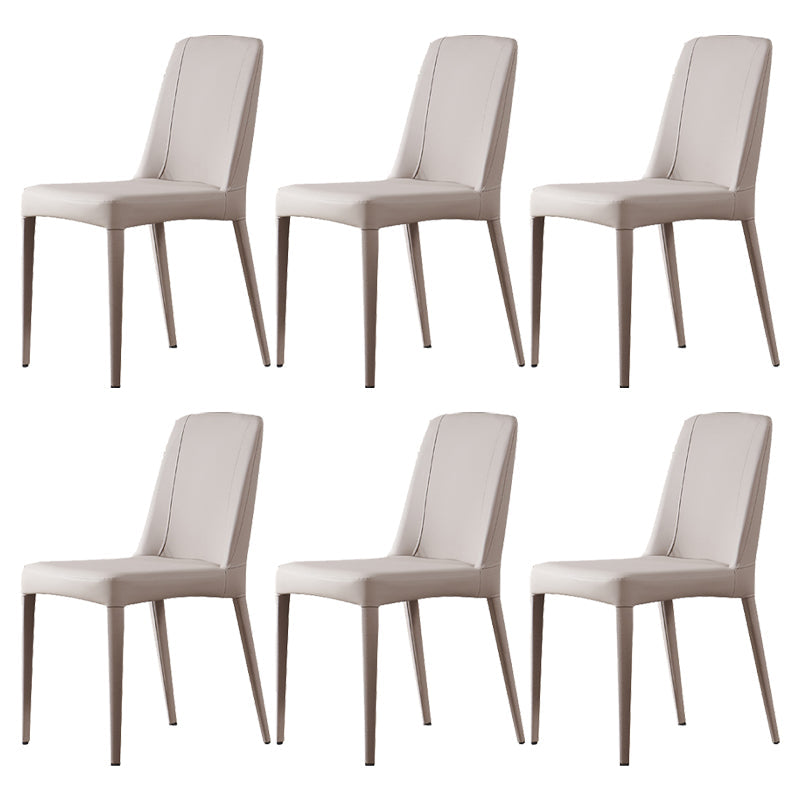 Silla de comedor de comedor de comedor de metal contemporáneo para uso en el hogar