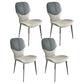 Industrial Metal Dining Room Chair PU Leather Dining Chairs for Home Use