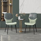 Industrial Metal Dining Room Chair PU Leather Dining Chairs for Home Use