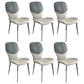 Industrial Metal Dining Room Chair PU Leather Dining Chairs for Home Use