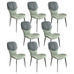 Industrial Metal Dining Room Chair PU Leather Dining Chairs for Home Use