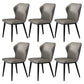 Industrial Metal Dining Room Chair Faux Leather Dining Chair for Restaurant Use