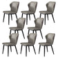 Industrial Metal Dining Room Chair Faux Leather Dining Chair for Restaurant Use