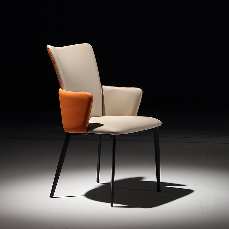 Modern Style Faux Leather Dining Side Chairs Upholstered Side Chairs for Restaurant Use Clearhalo 'Dining Chairs' 'Dining Tables & Seating' 'dining_chair' 'furn' 'furn_dining_chair' 'Furniture' 'Kitchen & Dining Furniture' 5465519