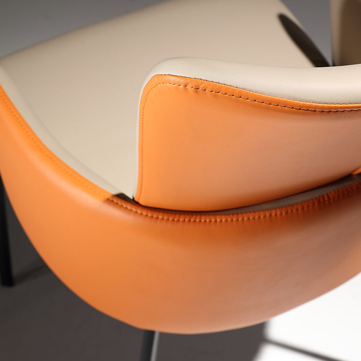 Modern Style Faux Leather Dining Side Chairs Upholstered Side Chairs for Restaurant Use Clearhalo 'Dining Chairs' 'Dining Tables & Seating' 'dining_chair' 'furn' 'furn_dining_chair' 'Furniture' 'Kitchen & Dining Furniture' 5465528