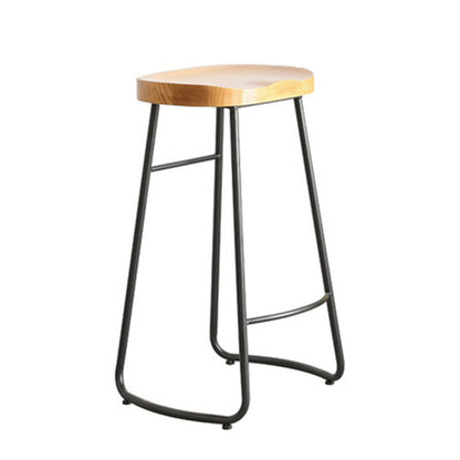 Mesa de barra de madera maciza rectangular de lujo Juego de mesa 1/2/3 piezas de mostrador con taburetes sin espalda