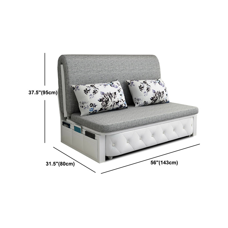 Sofá de cama de cama de algodón sin brazo de algodón