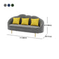 Velvet Sloped Arm Sofa Contemporary Standard Sofa with Sewn Pillow Back Clearhalo 'furn' 'furn_sofas' 'Furniture' 'Living Room Furniture' 'Sofa' 'sofas' 5468937