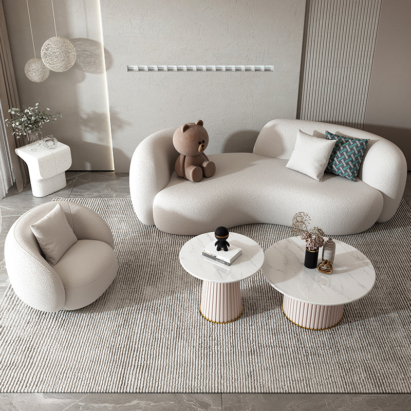 Divano di divano di divano a carico di incasso contemporaneo per soggiorno per soggiorno