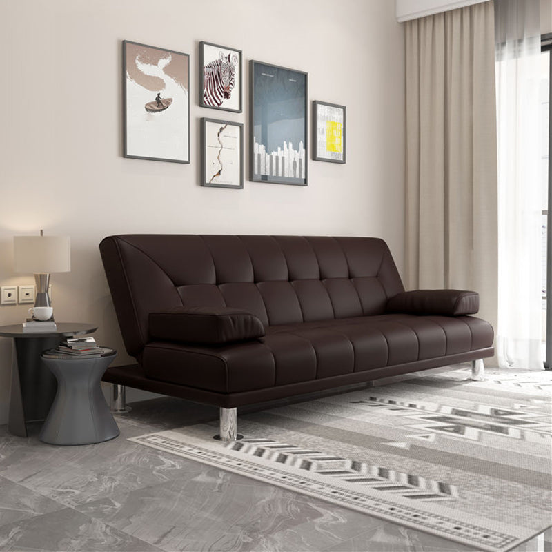 31,5 "/34,6" H Fanuce cuscino in pelle Top ARM trapuntato per soggiorno