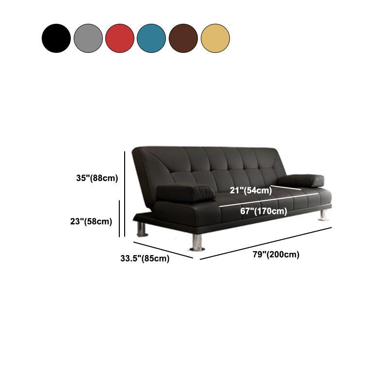 31,5 "/34,6" H Fanuce cuscino in pelle Top ARM trapuntato per soggiorno