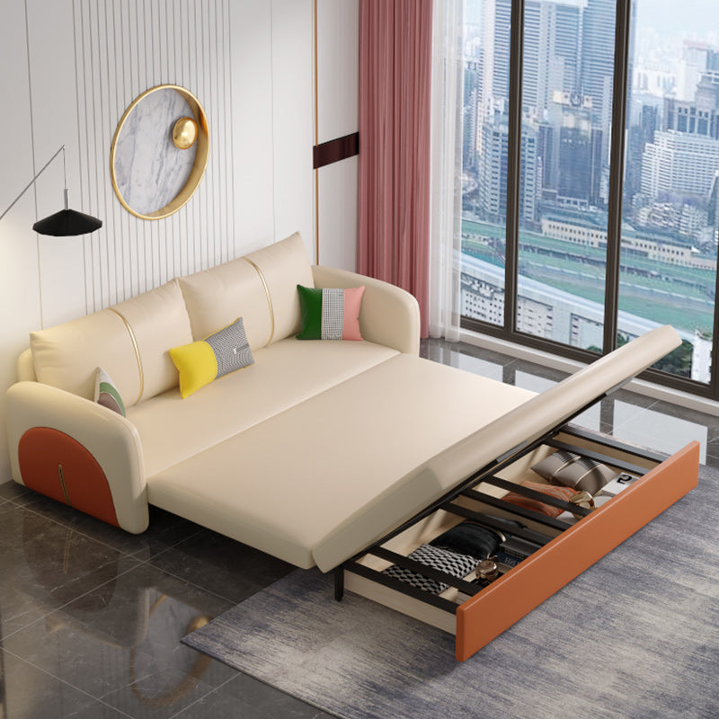 Moderno divano del divano da letto resistente alla pelle in pelle quadrata quadrata