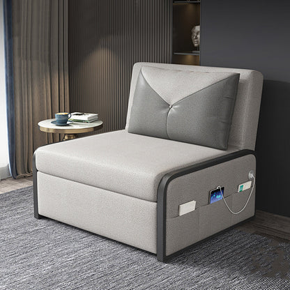 Faux Lederfärbung widerstandsfähiger zeitgenössischer armloser Bettsofa Couch