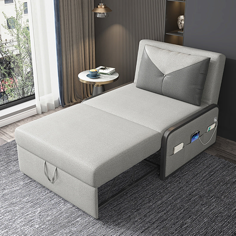 Faux Lederfärbung widerstandsfähiger zeitgenössischer armloser Bettsofa Couch