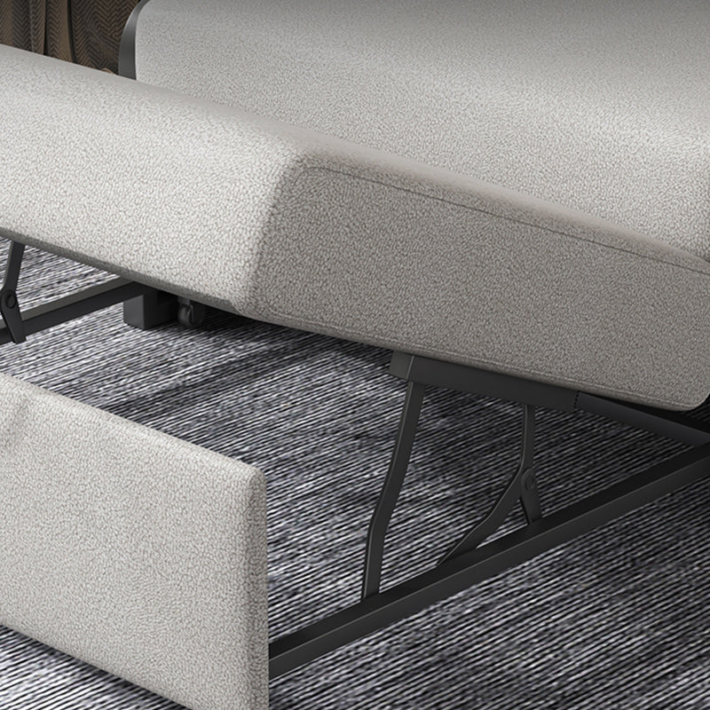 Faux Lederfärbung widerstandsfähiger zeitgenössischer armloser Bettsofa Couch