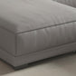 Contemporary Stain-Resistant Faux Leather L-Shape Square Arm Sofa