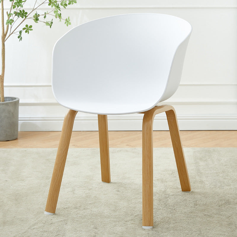 Barrel Chair 22.04" L x 30.31" W x 35.43" H Fino Barrel Accent Chair for Living Room White Clearhalo 'Accent Chairs' 'accent_chairs' 'Chairs & Seating' 'furn' 'furn_accent_chairs' 'Furniture' 'Living Room Furniture' 5469536