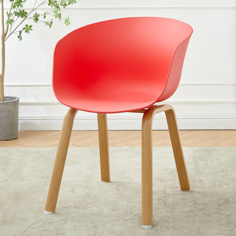 Barrel Chair 22.04" L x 30.31" W x 35.43" H Fino Barrel Accent Chair for Living Room Red Clearhalo 'Accent Chairs' 'accent_chairs' 'Chairs & Seating' 'furn' 'furn_accent_chairs' 'Furniture' 'Living Room Furniture' 5469541