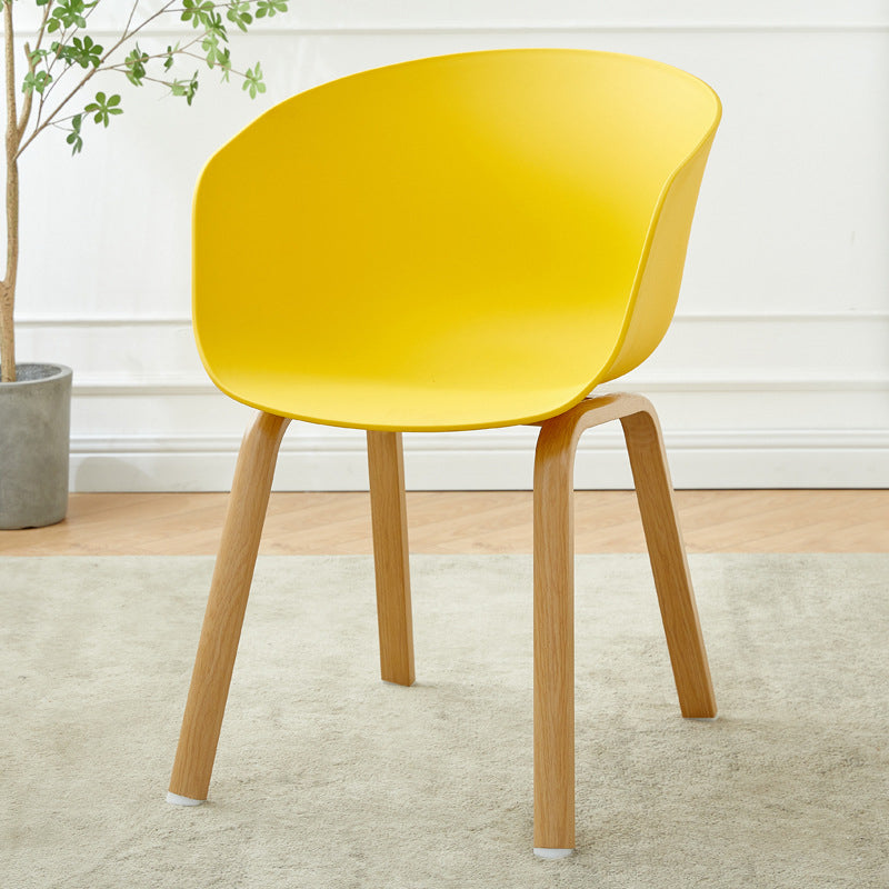 Barrel Chair 22.04" L x 30.31" W x 35.43" H Fino Barrel Accent Chair for Living Room Yellow Clearhalo 'Accent Chairs' 'accent_chairs' 'Chairs & Seating' 'furn' 'furn_accent_chairs' 'Furniture' 'Living Room Furniture' 5469545