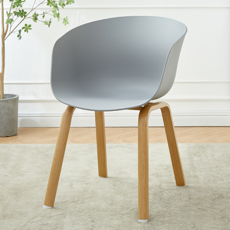 Barrel Chair 22.04" L x 30.31" W x 35.43" H Fino Barrel Accent Chair for Living Room Grey Clearhalo 'Accent Chairs' 'accent_chairs' 'Chairs & Seating' 'furn' 'furn_accent_chairs' 'Furniture' 'Living Room Furniture' 5469547