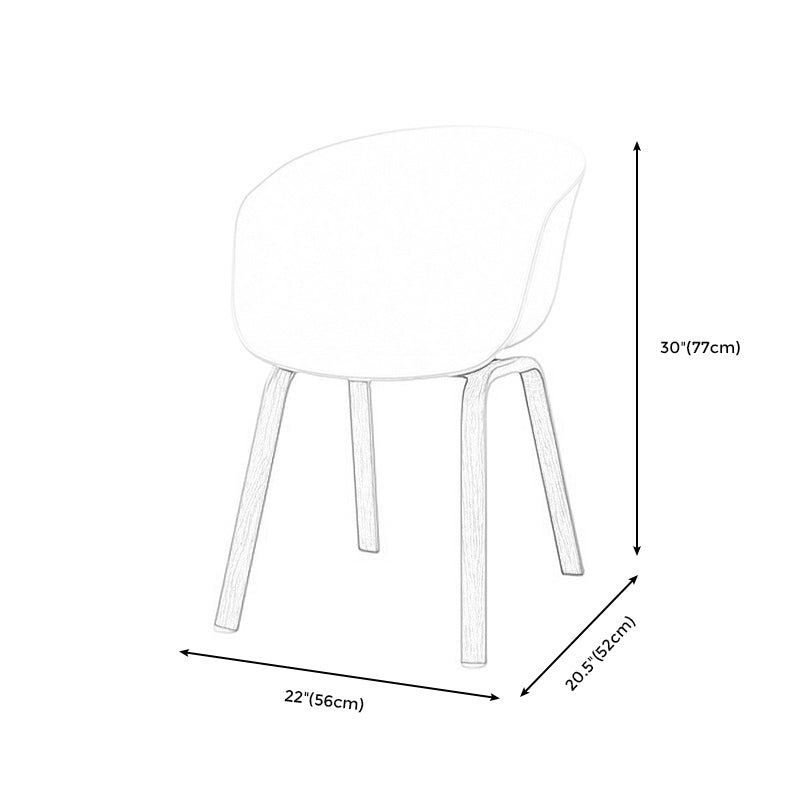Barrel Chair 22.04" L x 30.31" W x 35.43" H Fino Barrel Accent Chair for Living Room Clearhalo 'Accent Chairs' 'accent_chairs' 'Chairs & Seating' 'furn' 'furn_accent_chairs' 'Furniture' 'Living Room Furniture' 5469551