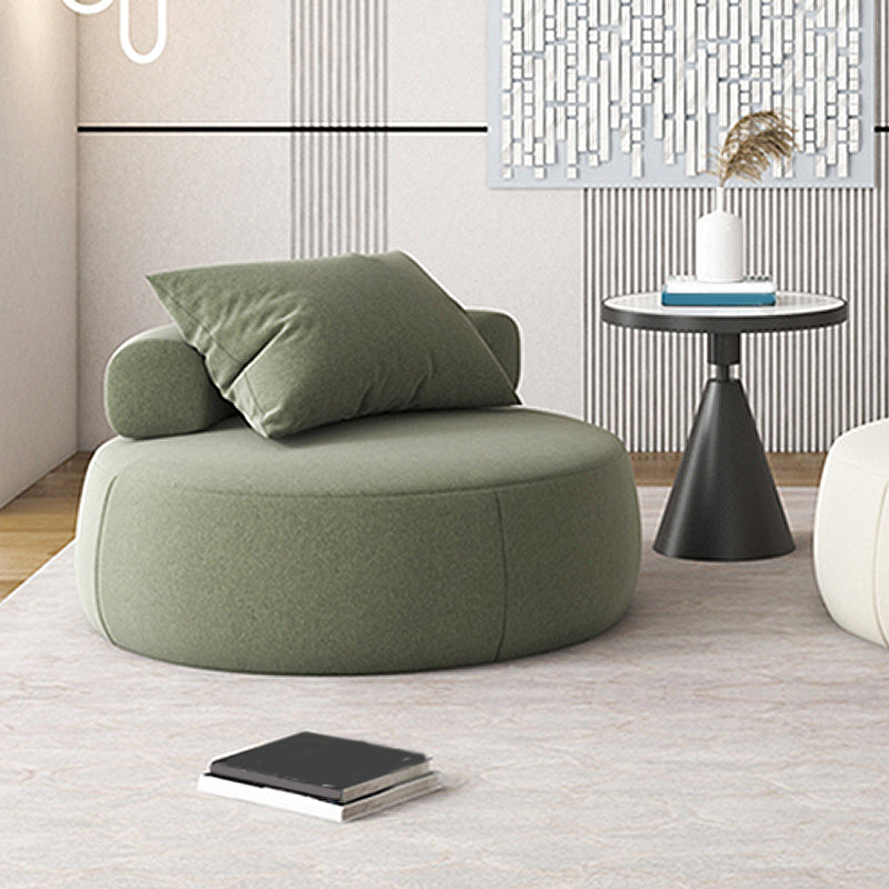 Faux Leather Chair Armless Solid Wood Frame Chair for Living Room Green Clearhalo 'Accent Chairs' 'accent_chairs' 'Chairs & Seating' 'furn' 'furn_accent_chairs' 'Furniture' 'Living Room Furniture' 5469606