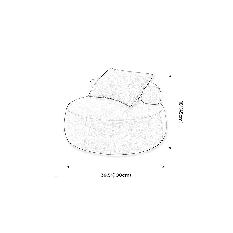 Faux Leather Chair Armless Solid Wood Frame Chair for Living Room Clearhalo 'Accent Chairs' 'accent_chairs' 'Chairs & Seating' 'furn' 'furn_accent_chairs' 'Furniture' 'Living Room Furniture' 5469615