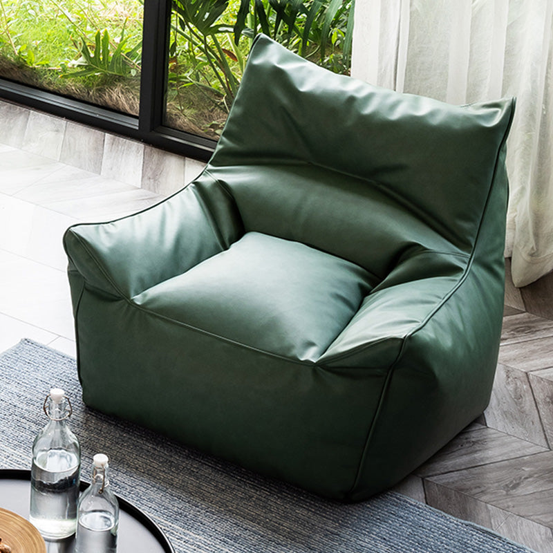 39.37"L x 35.43"W x 25.59"H Microfiber Accent Chair,Modern Flared Arms Chair