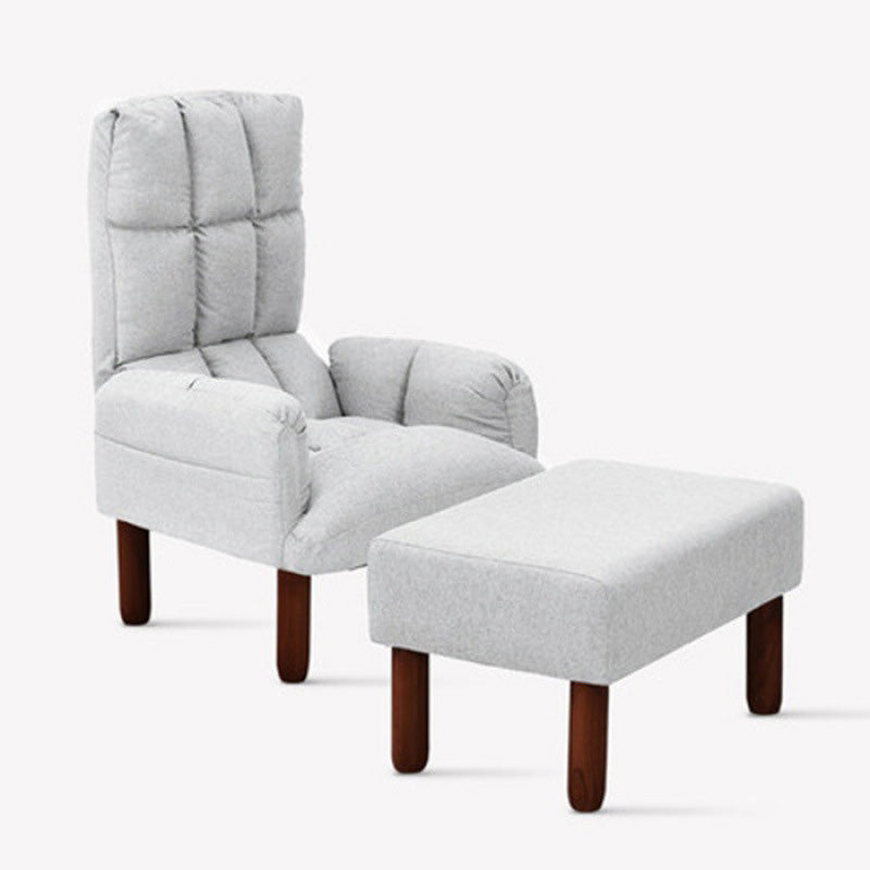 Leinen Lounge Stuhl 20.86 "L x 18.89" W einstellbarer Akzentstuhl mit Lagerung