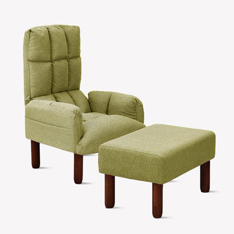 Leinen Lounge Stuhl 20.86 "L x 18.89" W einstellbarer Akzentstuhl mit Lagerung