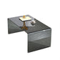 Contemporary Glass Sled Coffee Table Rectangle Cocktail Table Clearhalo 'Coffee & Accent Tables' 'Coffee Tables' 'coffee_tables' 'furn' 'furn_coffee_tables' 'Furniture' 'Living Room Furniture' 5469807