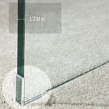 Contemporary Glass Sled Coffee Table Rectangle Cocktail Table Clearhalo 'Coffee & Accent Tables' 'Coffee Tables' 'coffee_tables' 'furn' 'furn_coffee_tables' 'Furniture' 'Living Room Furniture' 5469808