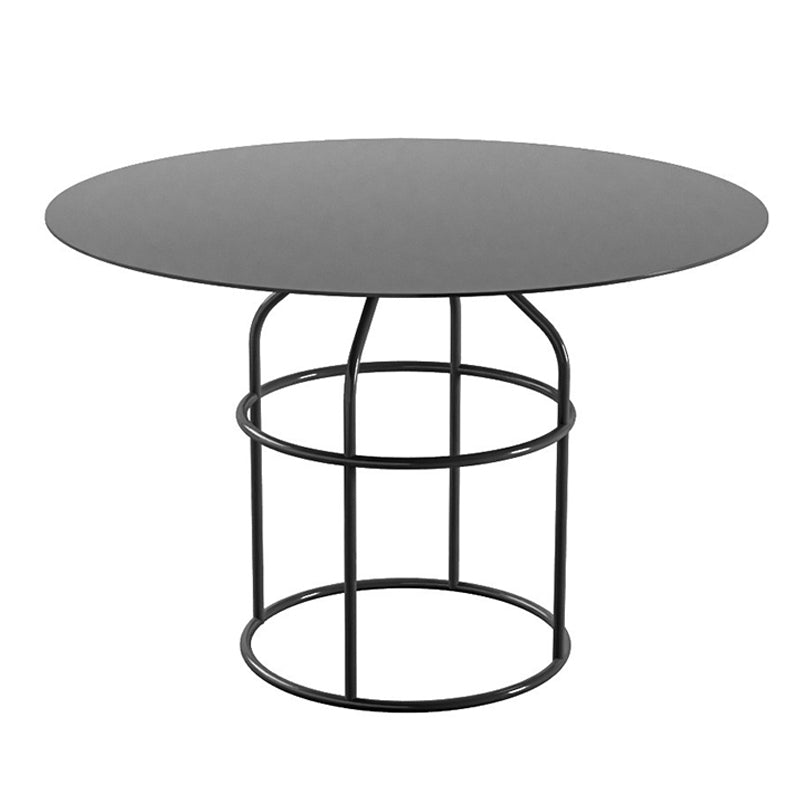 ピンク /ブラック /ゴールド /ホワイトメタルフレームラウンドトップコーヒーテーブル