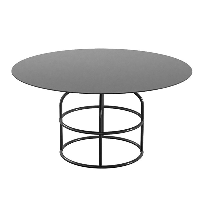 ピンク /ブラック /ゴールド /ホワイトメタルフレームラウンドトップコーヒーテーブル