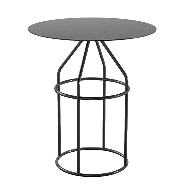 ピンク /ブラック /ゴールド /ホワイトメタルフレームラウンドトップコーヒーテーブル