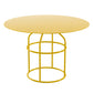 ピンク /ブラック /ゴールド /ホワイトメタルフレームラウンドトップコーヒーテーブル