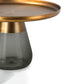 16.5"/20.4" Tall Glass Pedestal Metal Round Tray Top Coffee Table Clearhalo 'Coffee & Accent Tables' 'Coffee Tables' 'coffee_tables' 'furn' 'furn_coffee_tables' 'Furniture' 'Living Room Furniture' 5469939