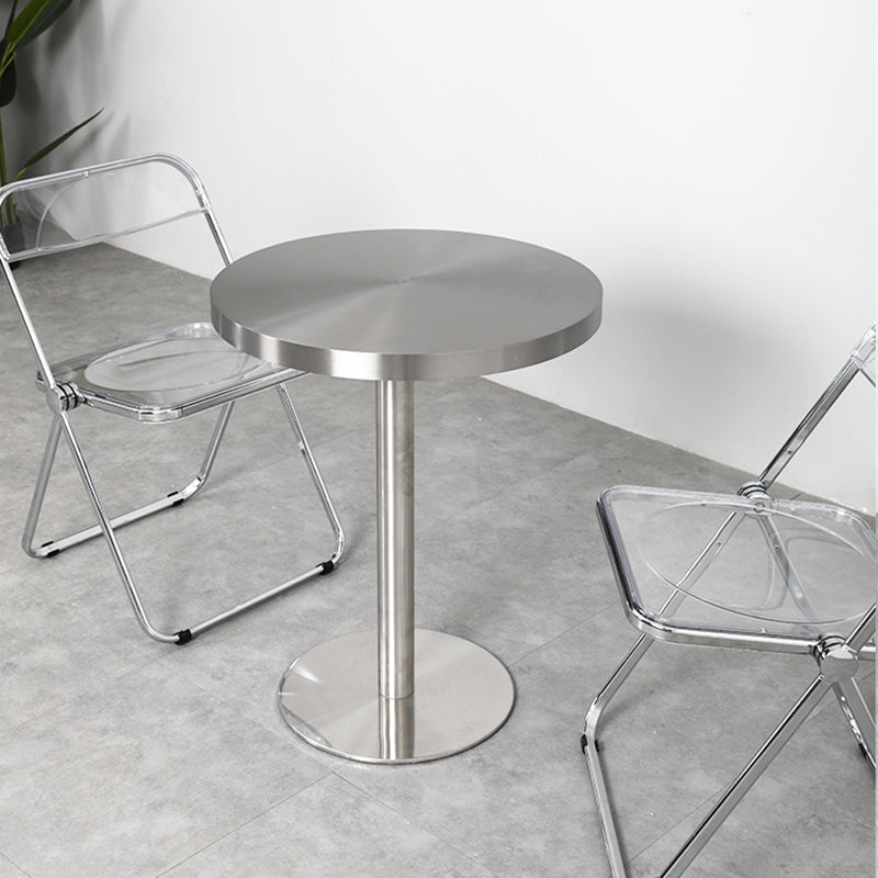 Mid-Century Modern Cocktail Table Pedestal 1 Single Coffee Table